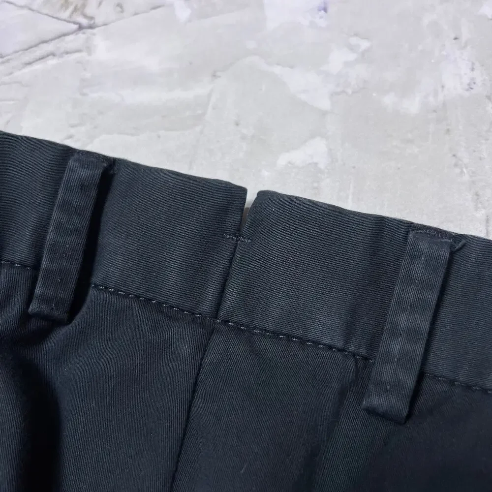 Hiltl Chino Trousers MENS 33x32 EU 50 Navy Cotton Blend Straight Leg Tailored